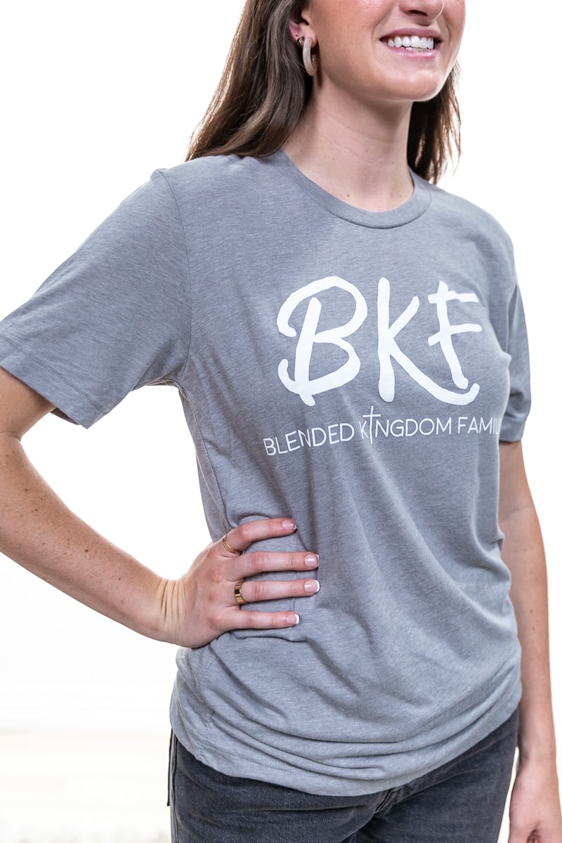 BKF T-Shirt Grey w/ White Print