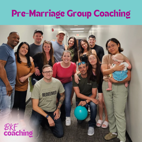 Pre-Marriage Coaching Group. A group of couples gathered together