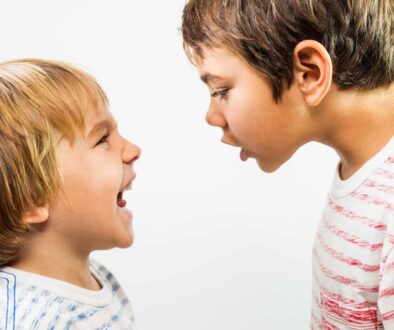 Sibling rivalry between two young boys